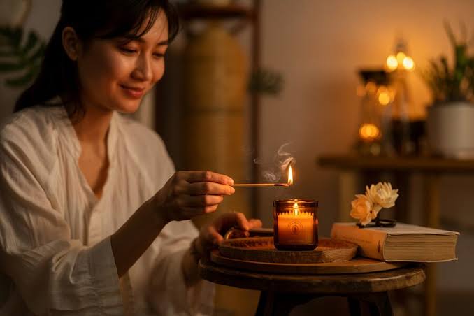 Thư giãn cùng ánh nến